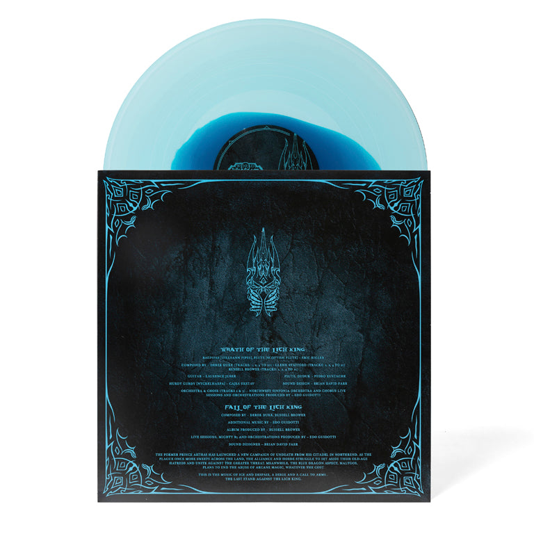 World of Warcraft: Wrath of the Lich King Deluxe Box Set (3xLP) -  iam8bit Exclusive Edition, Disc C/D with Sleeve (Back)