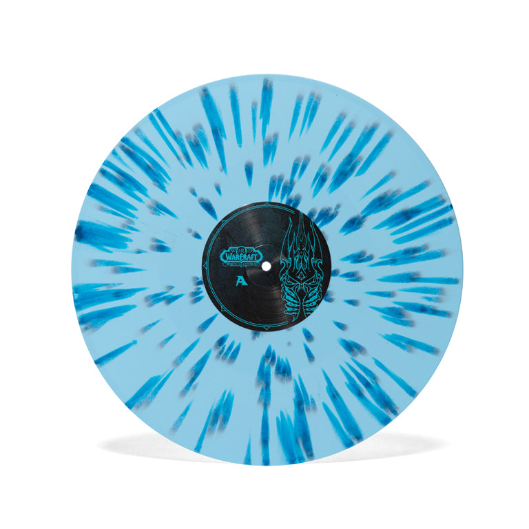 World of Warcraft: Wrath of the Lich King 2xLP Blizzard 'Blue Splatter' Disc A/B Side A
