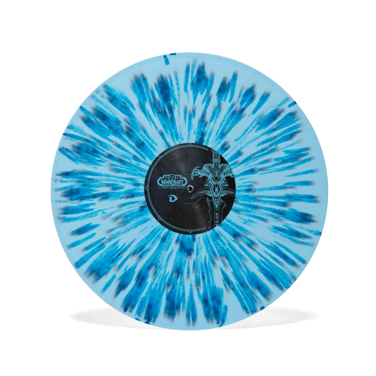 World of Warcraft: Wrath of the Lich King 2xLP Blizzard 'Blue Splatter' Disc C/D Side D
