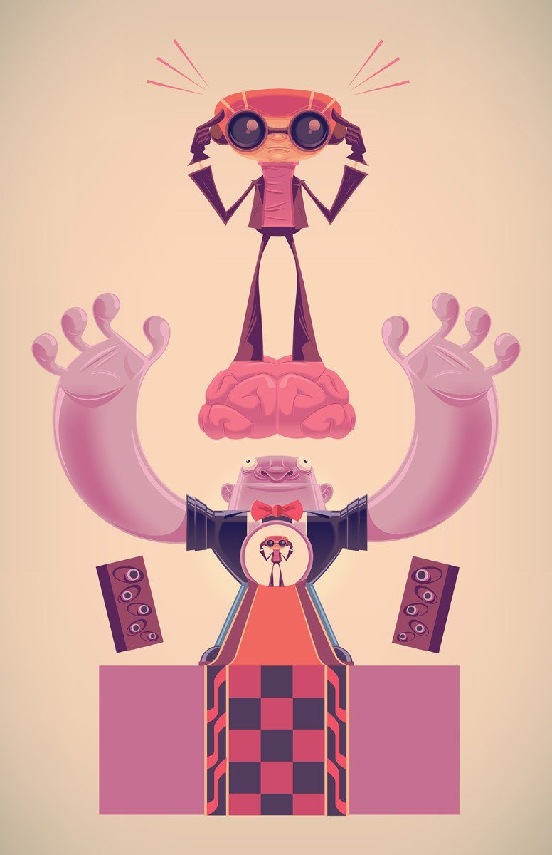 Psychic Savant by James Gilleard