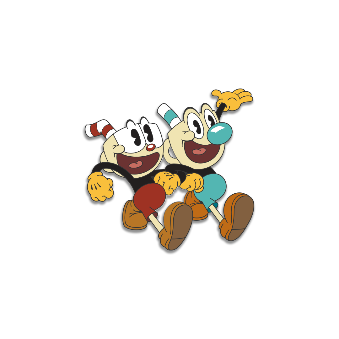 iam8bit  The Cuphead Show! Premium Character Pins - iam8bit