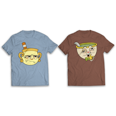 The Cuphead Show! Super Extra Comfy Character Shirts