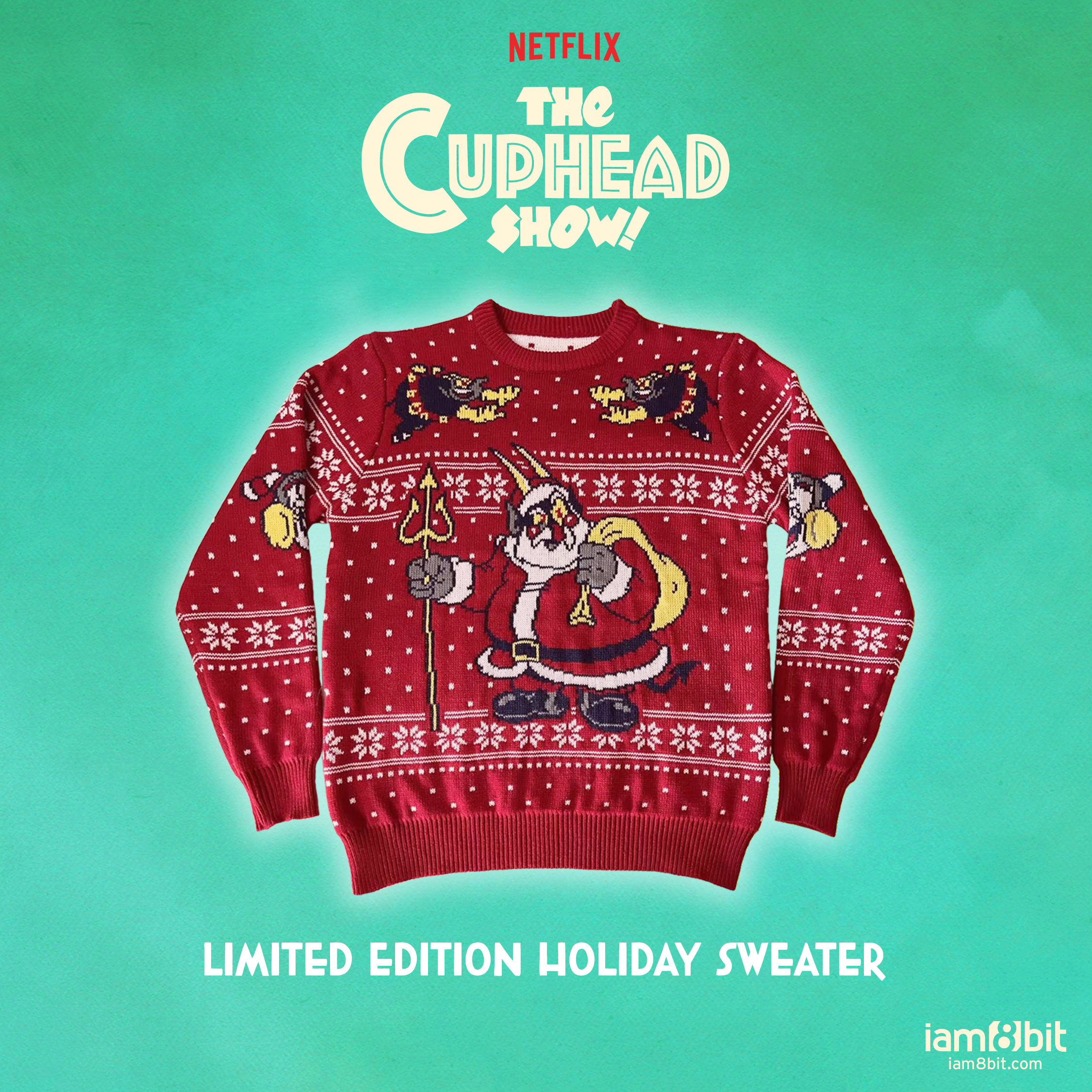 The Cuphead Show! Limited Edition Holiday Sweater