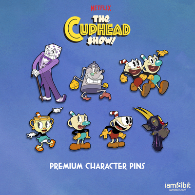The Cuphead Show! Premium Character Pins