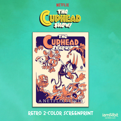 The Cuphead Show! Devil May Care Screen Print