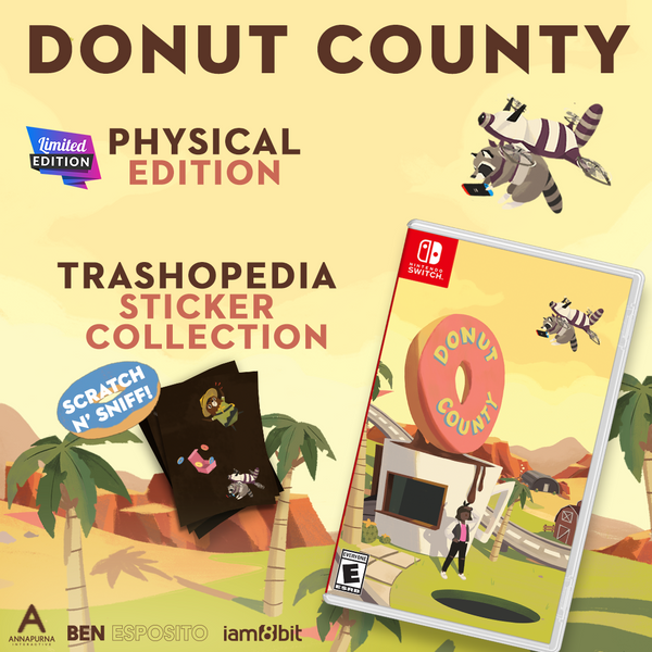 iam8bit Donut County (Nintendo Switch Physical Edition) iam8bit