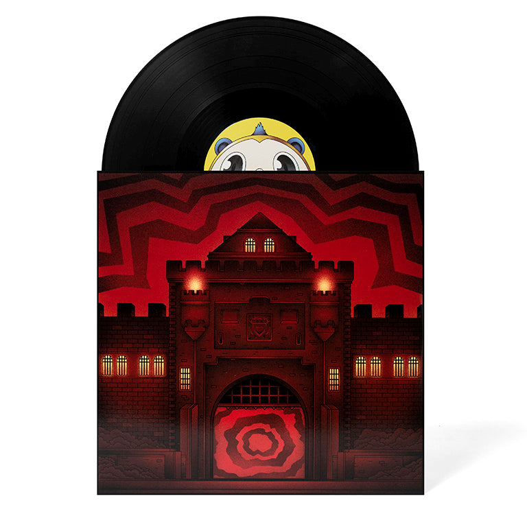 Persona 4 Vinyl Soundtrack 4xLP - Disc and Sleeve