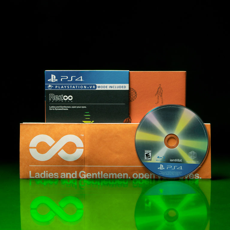 Rez Infinite: Playstation 4 Eco with poster and disc
