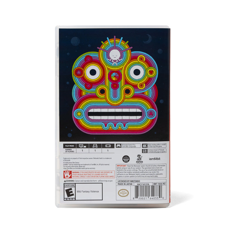 Back of Spinch Nintendo Switch