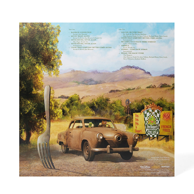 The Muppet Movie Vinyl Soundtrack - back of jacket