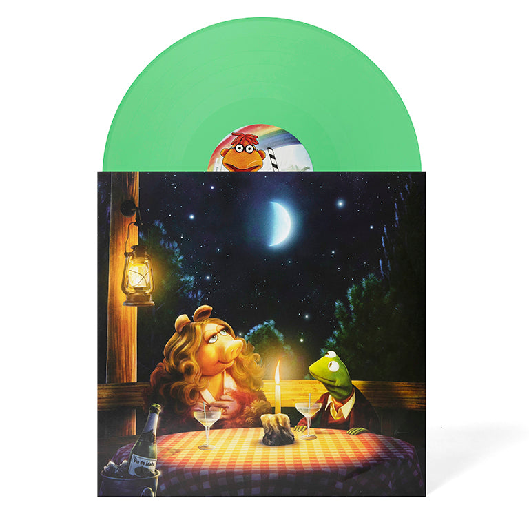 The Muppet Movie Vinyl Soundtrack - sleeve and disc - iam8bit Exclusive (Kermit Green)
