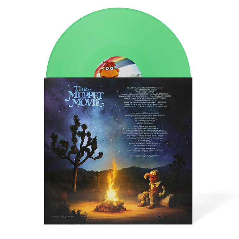 The Muppet Movie Vinyl Soundtrack - sleeve and disc - iam8bit Exclusive (Kermit Green)