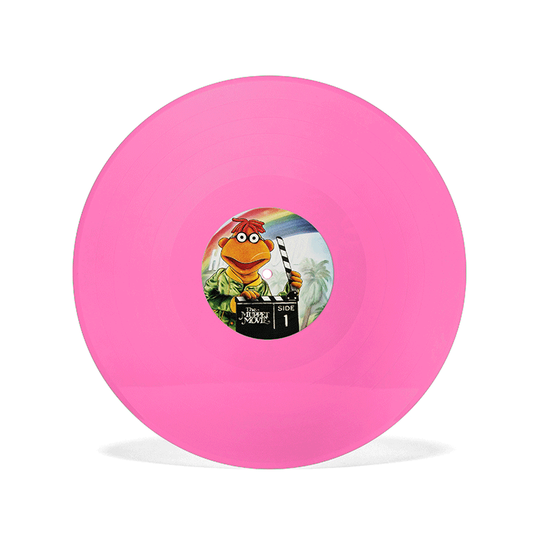 The Muppet Movie Vinyl Soundtrack - disc - Miss Piggy Pink