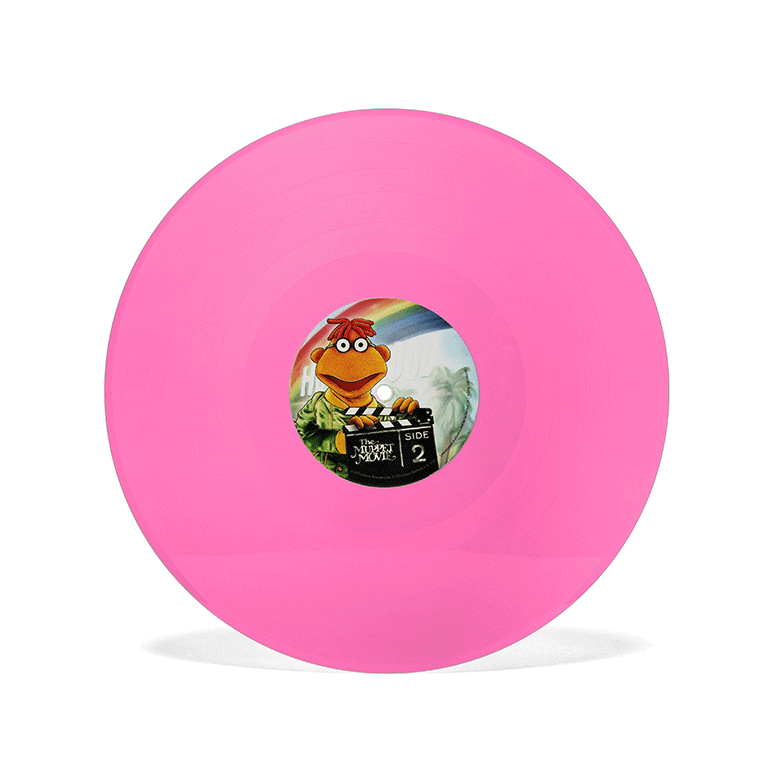 The Muppet Movie Vinyl Soundtrack - disc - Miss Piggy Pink
