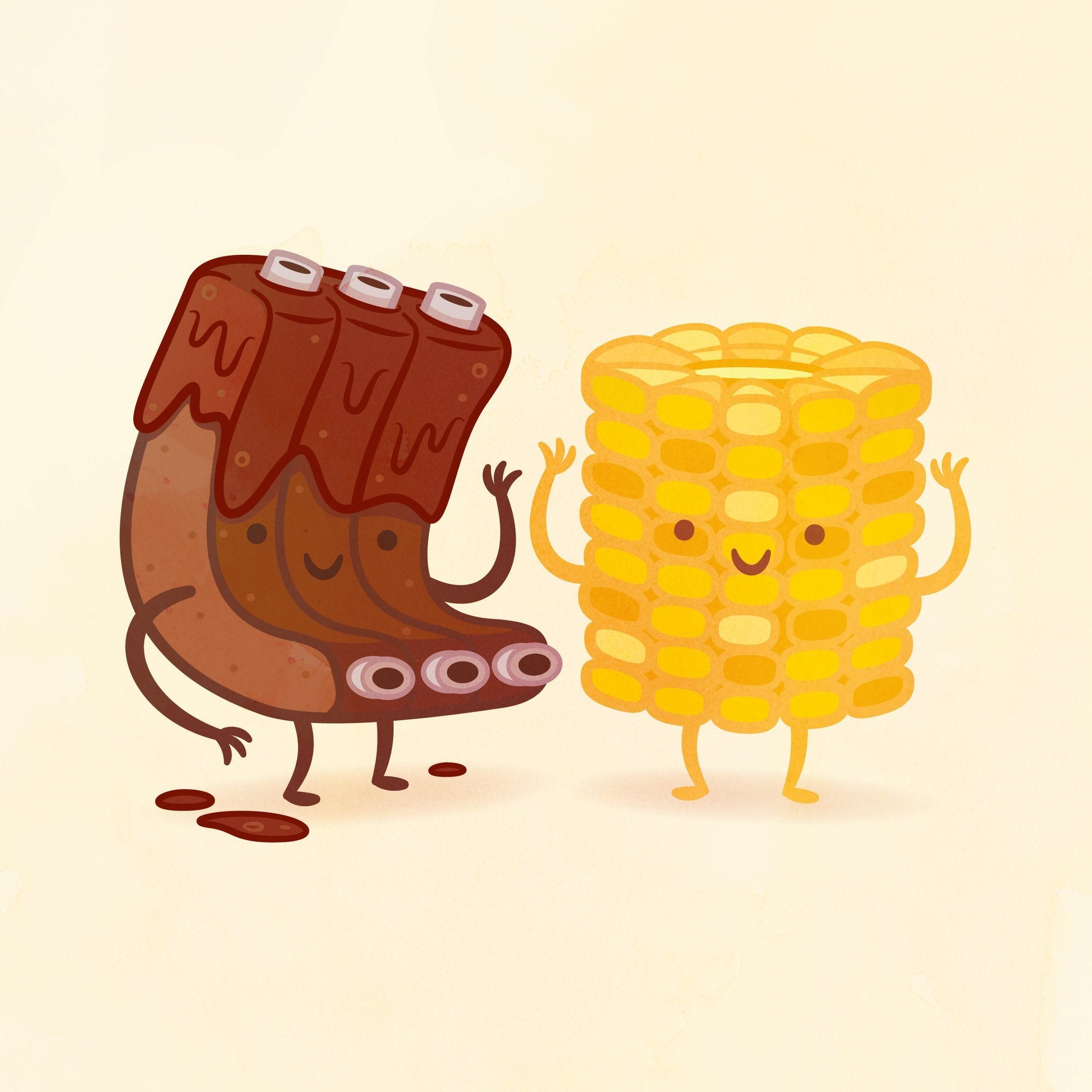 Ribs and Corn by Philip Tseng
