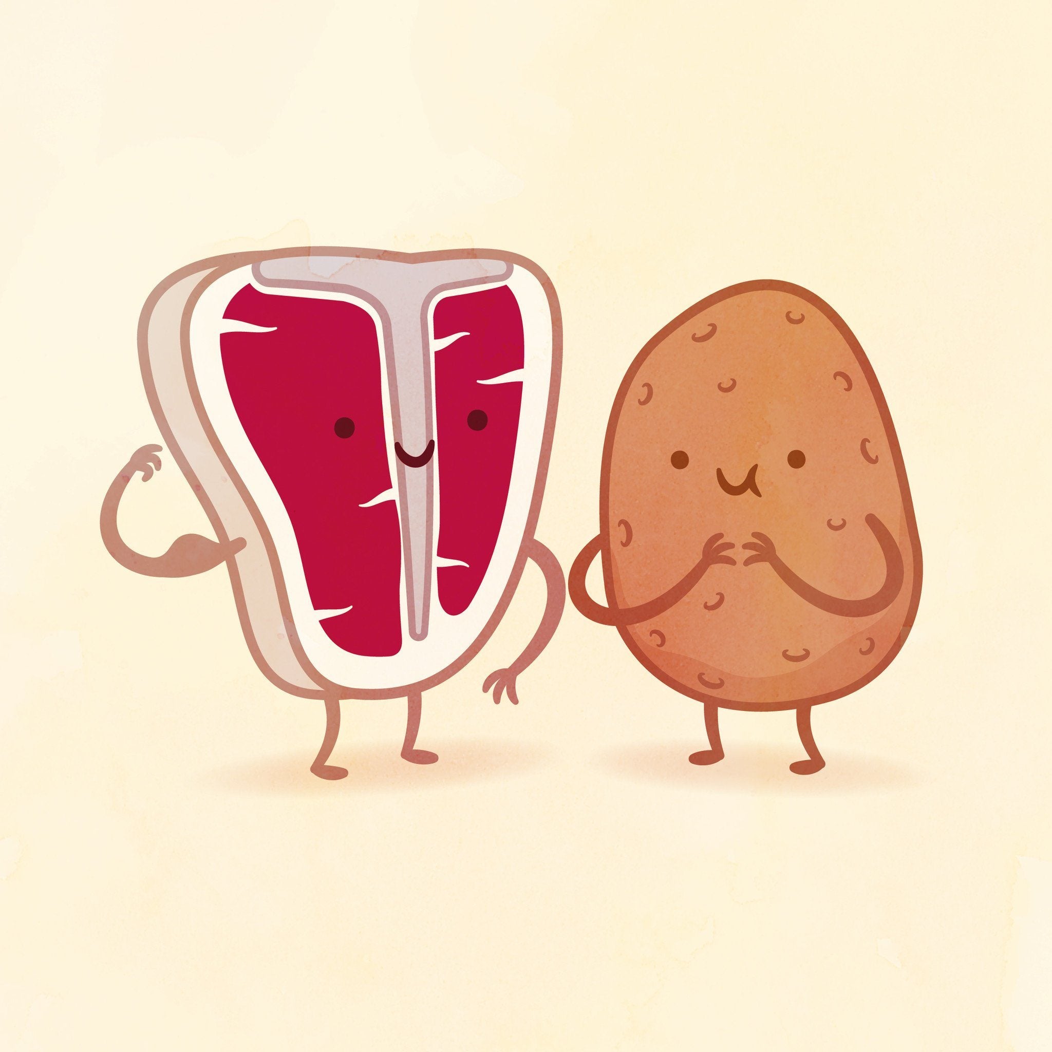 Steak and Potato by Philip Tseng