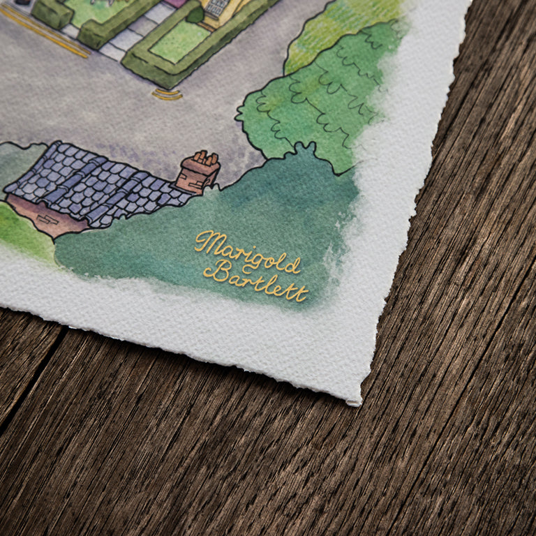 Village Map Fine Art Print (Untitled Goose Game)