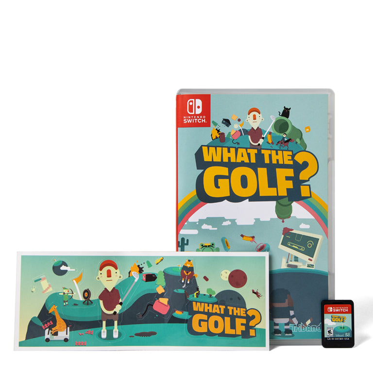 What the Golf? Nintendo Switch Sticker  & CartridgeSheet