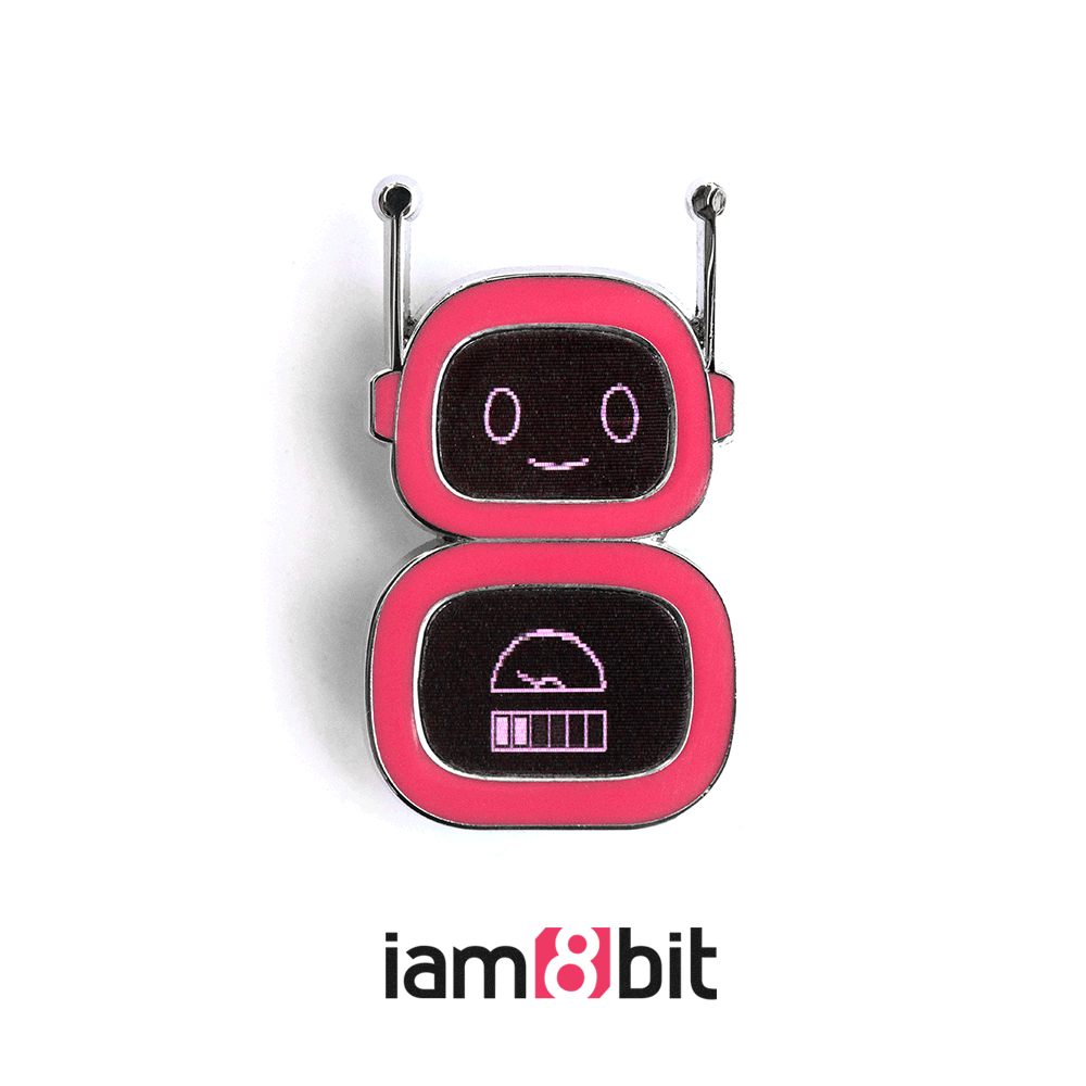 iam8bot Lenticular Pin