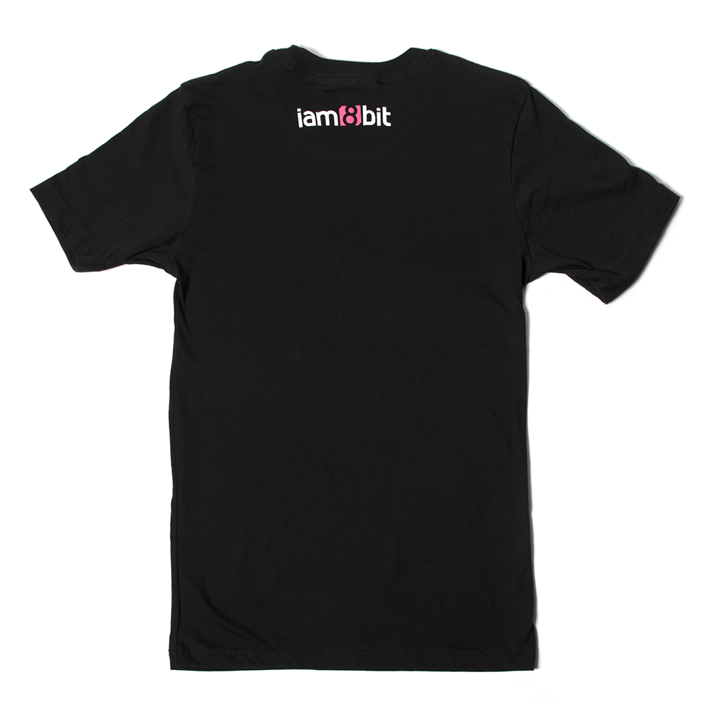 iam8bit Record Player Shirt black (back of shirt)