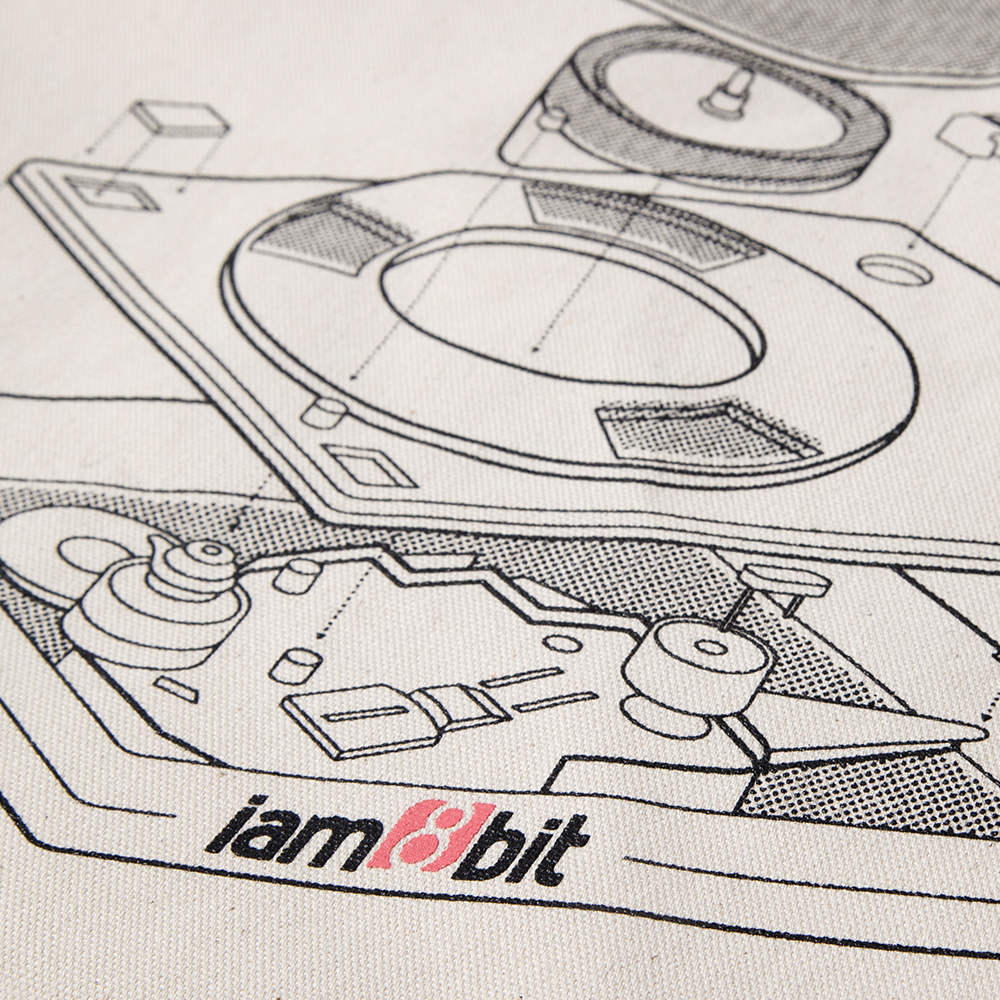 iam8bit Record Tote Bag