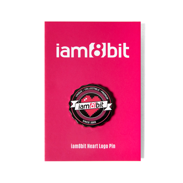 iam8bit Heart Logo Pin