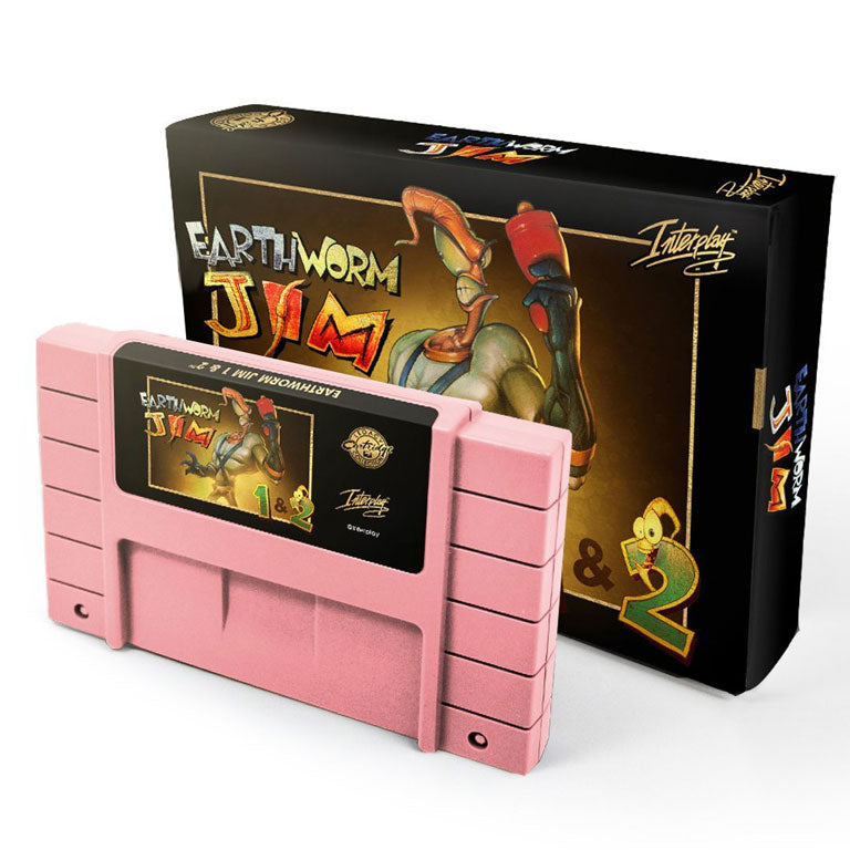 Earthworm Jim 1+2 (25th Anniversary Edition) - Legacy Cartridge Collection