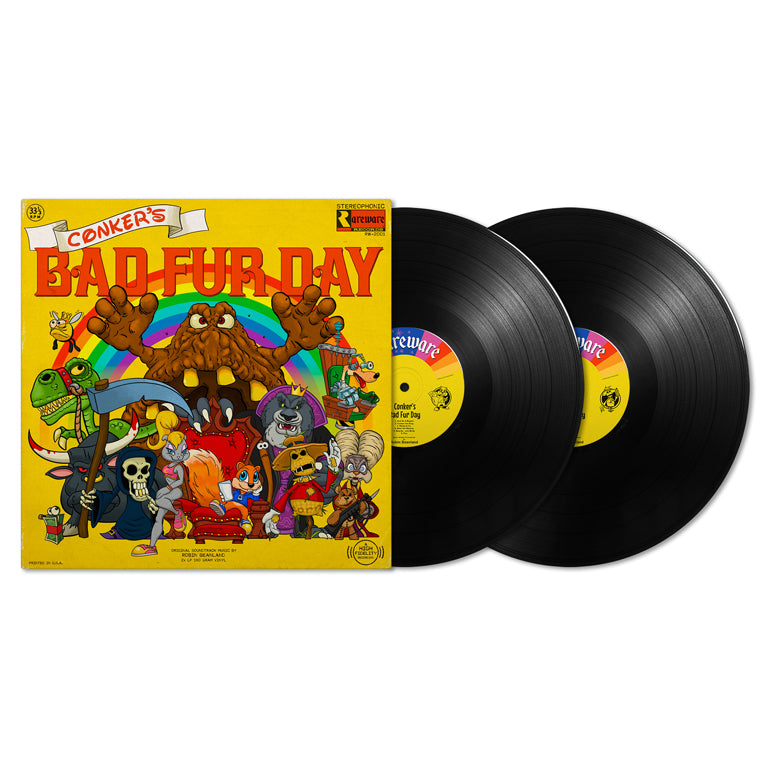 Conker’s Bad Fur Day Vinyl Soundtrack 2xLP