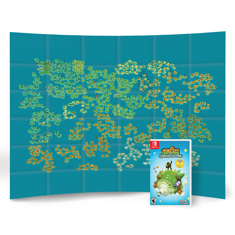 A Monster's Expedition + Earlier Adventures (Nintendo Switch Physical Edition) with World Map