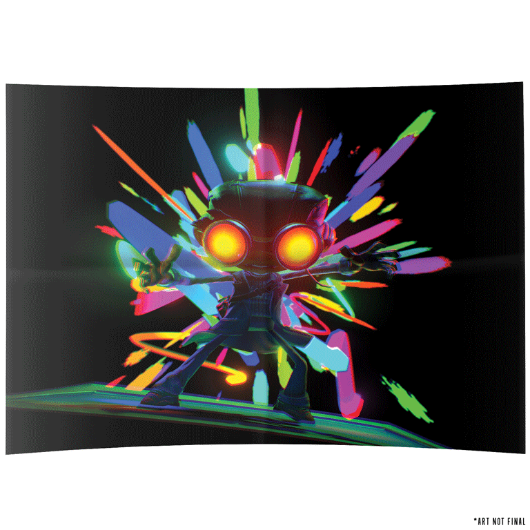 Psychonauts 2 Collector's Edition Blacklight Poster of Raz