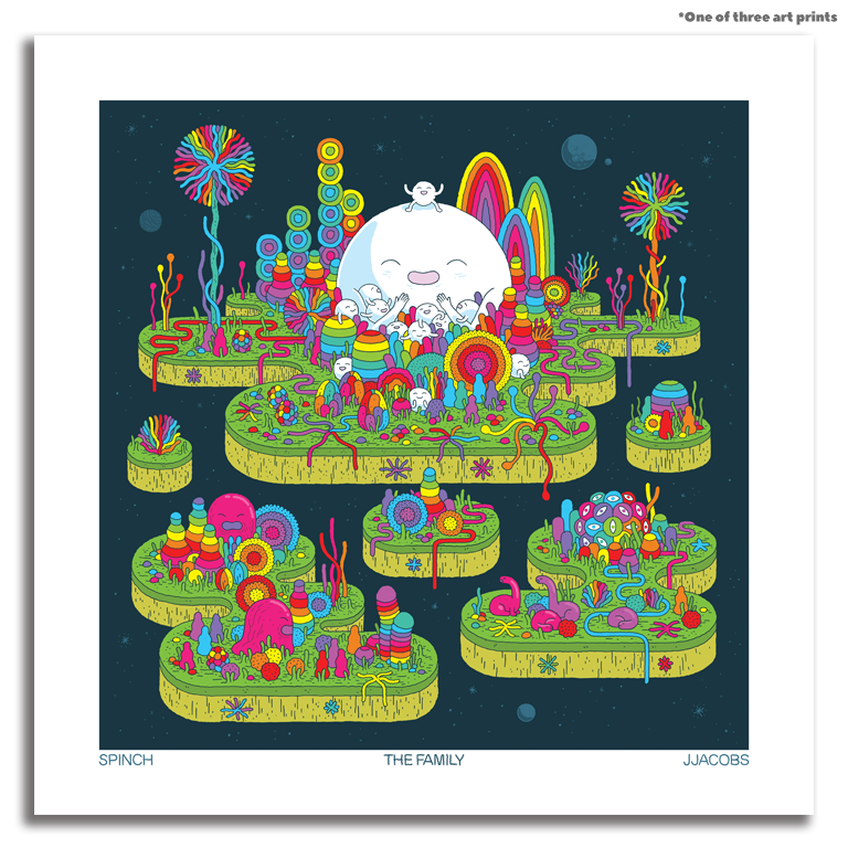 Spinch LP Vinyl Soundtrack Art Print