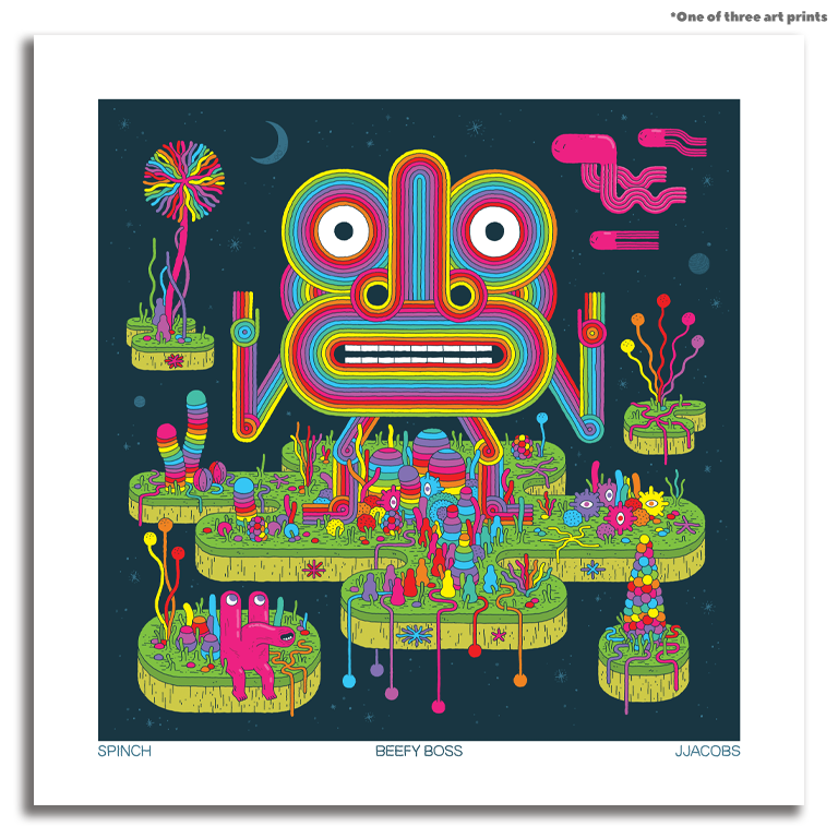 Spinch LP Vinyl Soundtrack Art Print