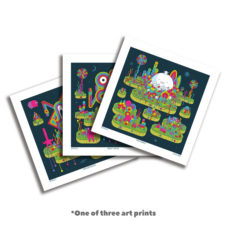 Spinch LP Vinyl Soundtrack Art Print